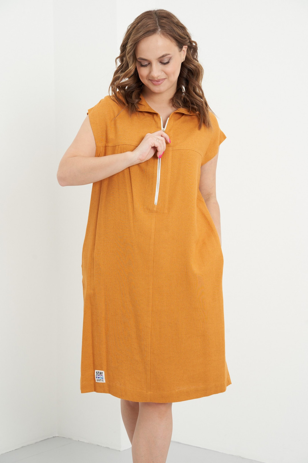 Платье Фантазия Мод 4284 оранжевый